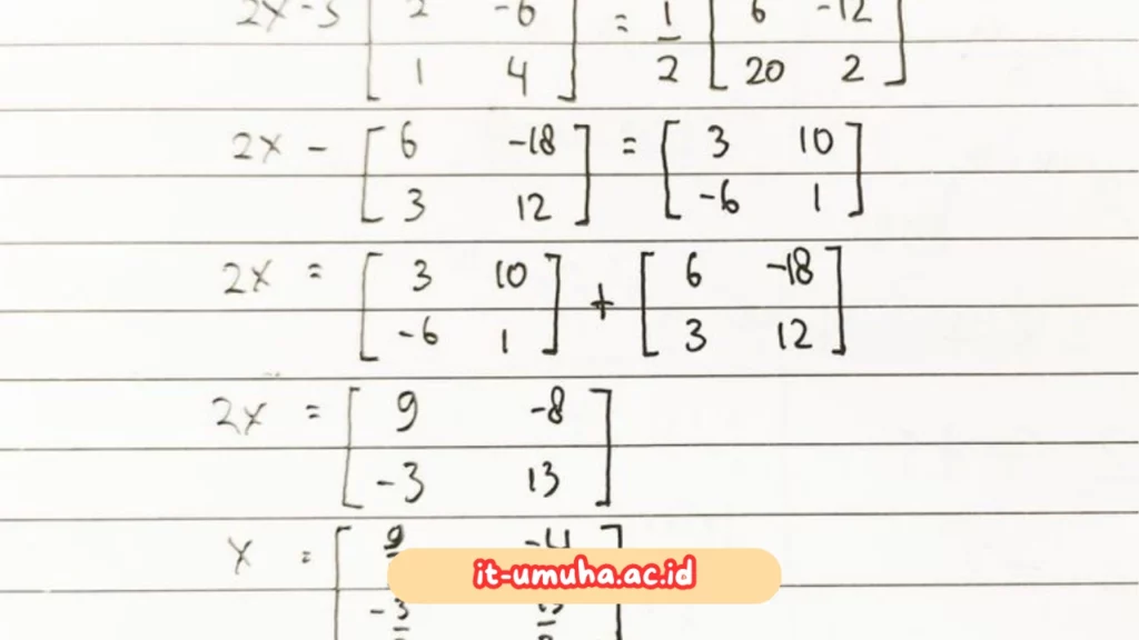 Analisis Matriks